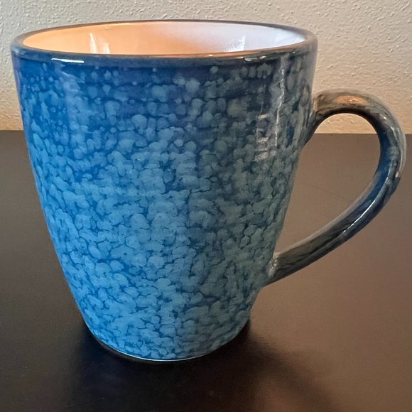 Pair of SANGO Jewel Blue 4893 Stoneware Coffee Mugs Tea Cups - Picture 2 of 8